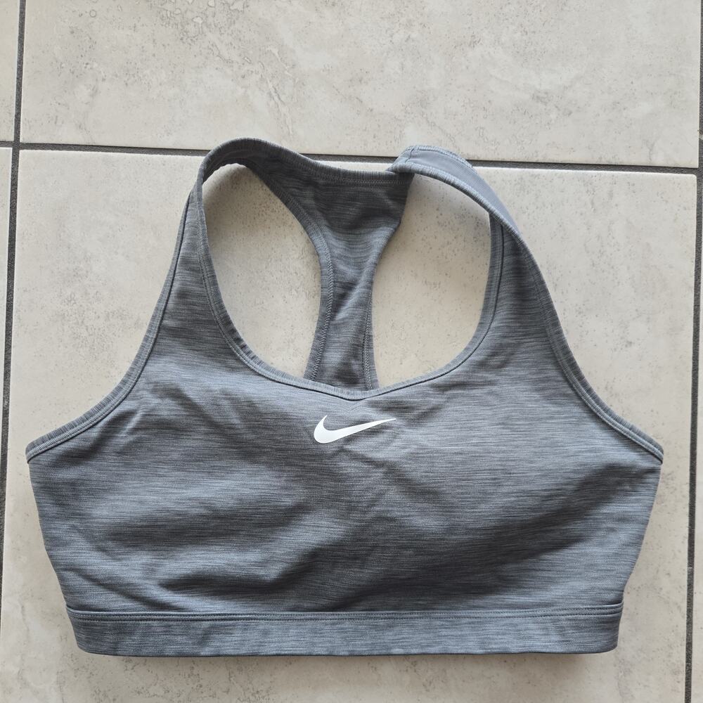 Nike Women’s Size L Dri-Fit Padded Sports Bra Swoosh